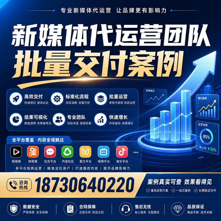 日喀则代运营公司多客户账号批量高效交付案例