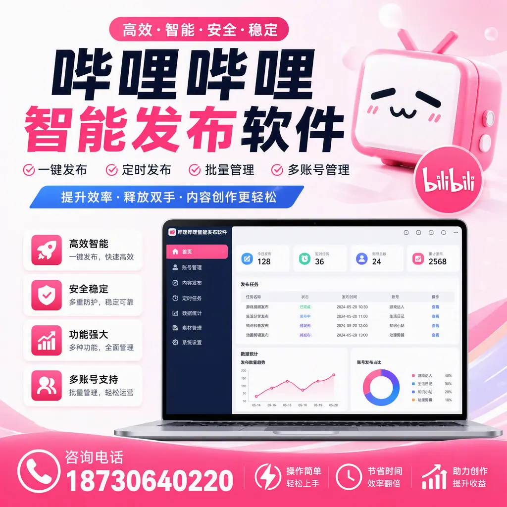 提升内容质量的秘诀:哔哩哔哩智能发布软件在 日喀则 的应用