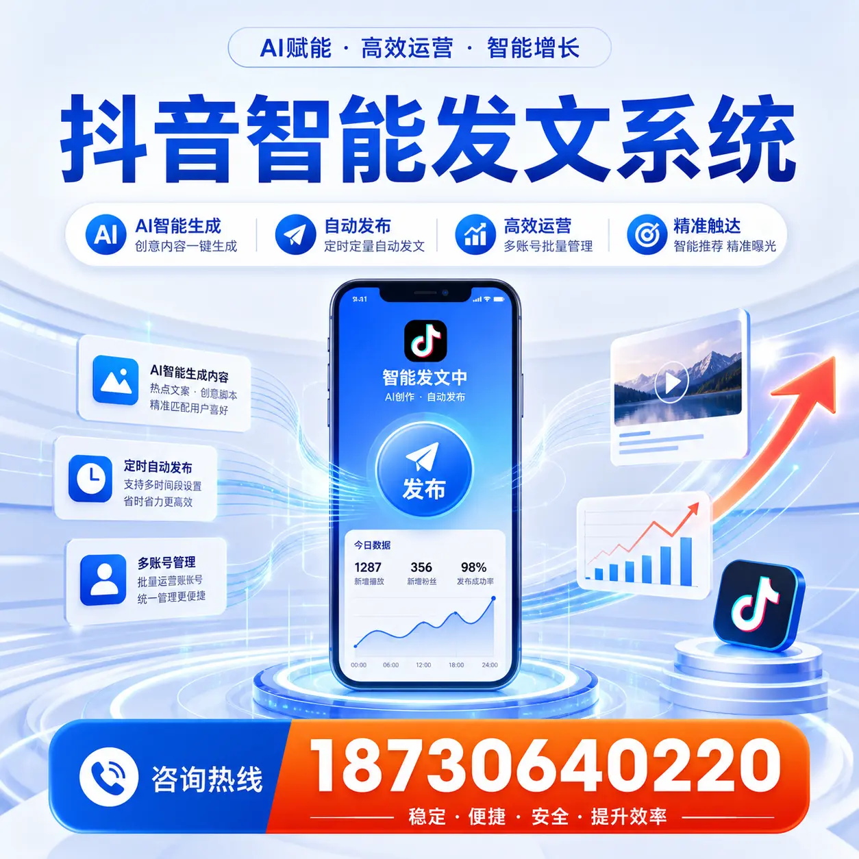 如何通过抖音智能发文系统提升 日喀则 企业的市场竞争力
