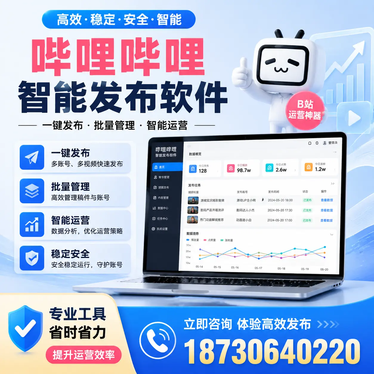 解密哔哩哔哩智能发布软件:功能与优势分析在 日喀则